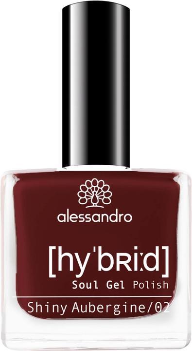 Alessandro Hybrid Soul Gel Polish Shiny Aubergine (Gel-Effekt Nagellack)