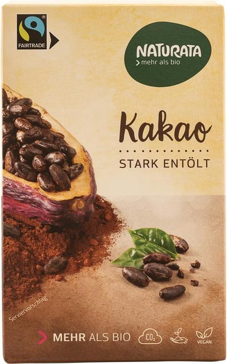 Produktbild Naturata Kakaopulver stark entölt 10-12% Bio (125 g)