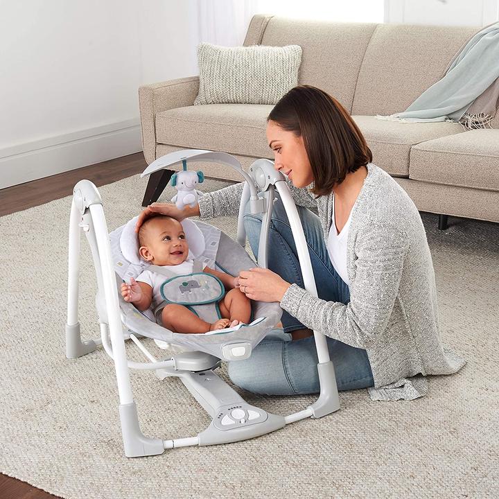 Produktbild Ingenuity 2 in 1 zusammenklappbare & tragbare Babyschaukel