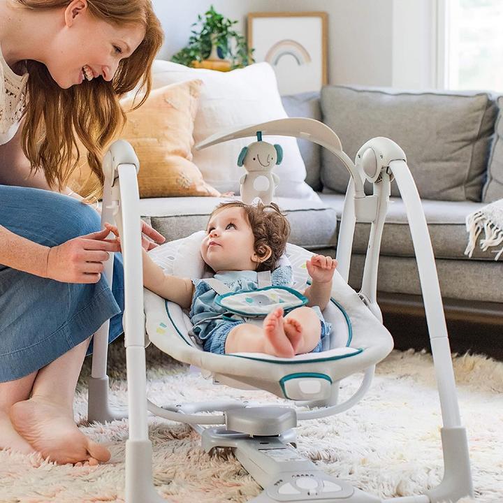 Produktbild Ingenuity 2 in 1 zusammenklappbare & tragbare Babyschaukel