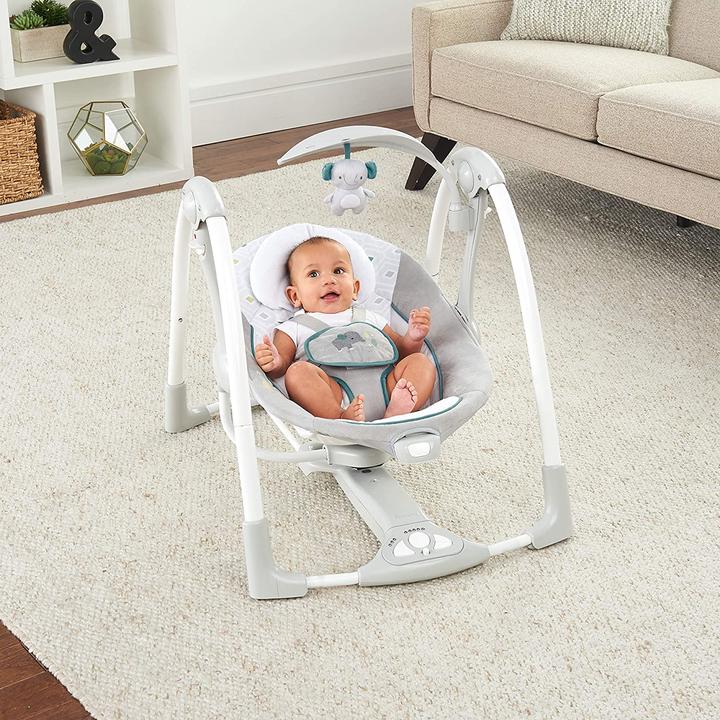 Produktbild Ingenuity 2 in 1 zusammenklappbare & tragbare Babyschaukel