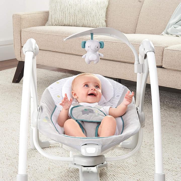 Produktbild Ingenuity 2 in 1 zusammenklappbare & tragbare Babyschaukel