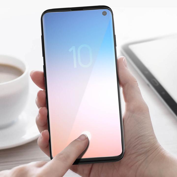 Actual product image Avizar bulletproof glass, glass protective film, protective glass (1 Piece, Samsung Galaxy S10e)