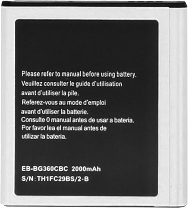 Actual product image Avizar Samsung EB-BG360BBE 2000 mAh battery