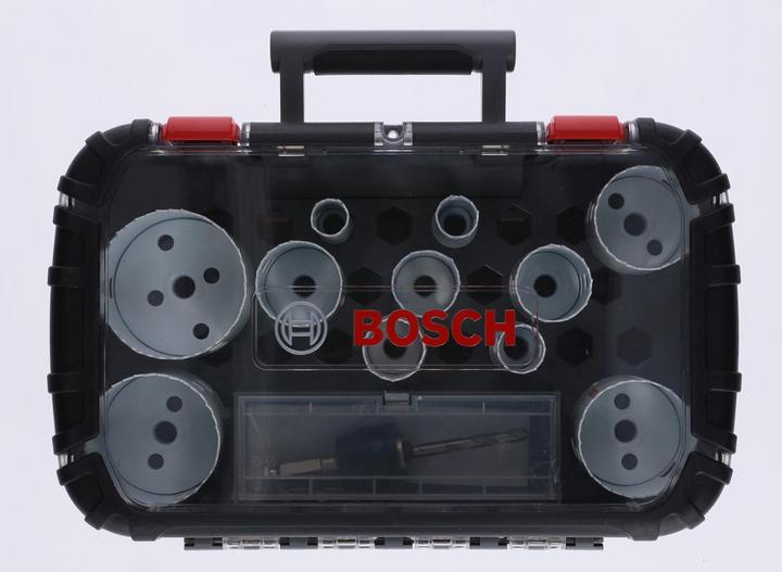 Immagine prodotto Bosch Professional Zubehör Set di seghe a tazza Progressor (20 mm, 22 mm, 25 mm, 32 mm, 35 mm, 40 mm, 44 mm, 76 mm, 60 mm, 68 mm, 51 mm)