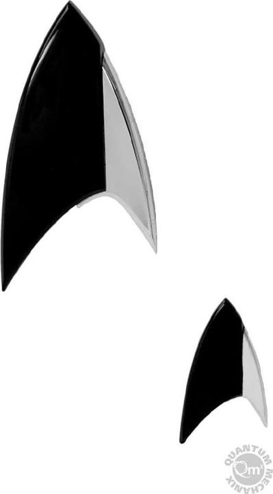 Image du produit Quantum Mechanix Star Trek Discovery réplique 1/1 Starfleet Black Badge magnétique et pin's