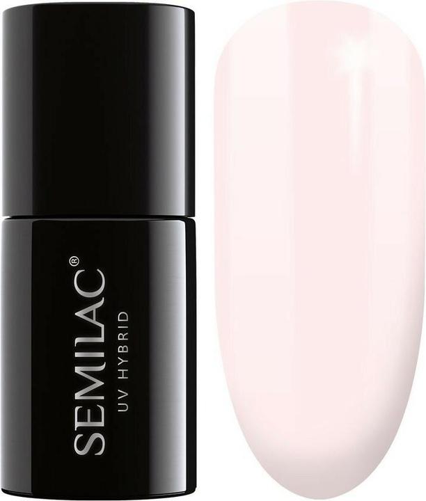 Semilac UV Hybrid Varnish 128 Pink Marshmallow 7ml (128 UV Hybrid Varnish Pink Marshmallow, UV-Gel Lack)