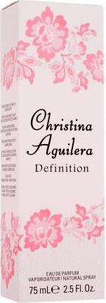 Actual product image Christina Aguilera Definition of (Eau de parfum, 75 ml)