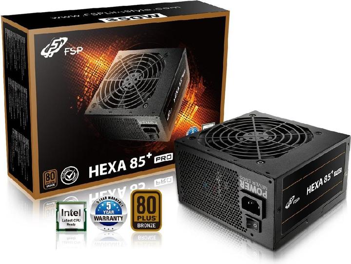 Image du produit Fortron FSP Alimentation HEXA+ PRO 350 85+ 350W ATX (350 W)