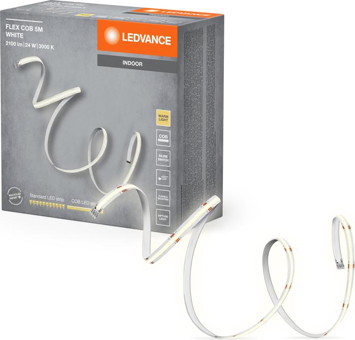 Actual product image Ledvance Cob Strips (Warm white, 500 cm, Indoor)