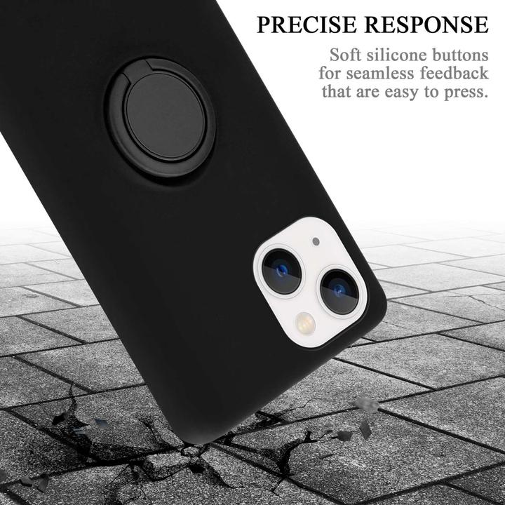 Actual product image Cadorabo Case for Apple iPhone 14 PLUS in TPU Liquid Ring Silicone Case Style (Apple iPhone 14 Plus)