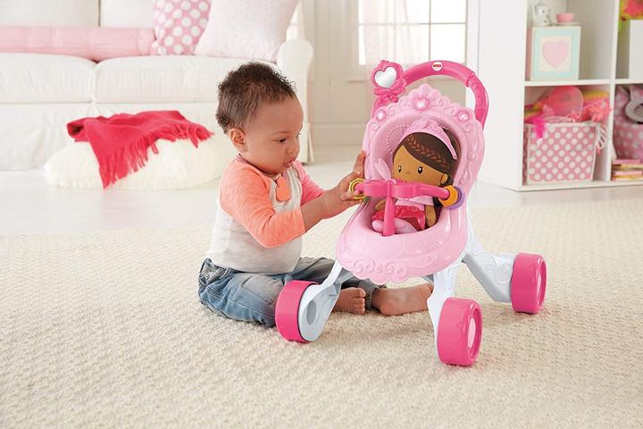 Image du produit Fisher-Price Poussette de poupée Princess Mommy, CGN65