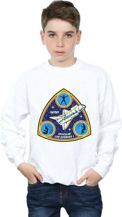 Actual product image Nasa Boys Classic Spacelab Life Science Sweatshirt (152, 158)