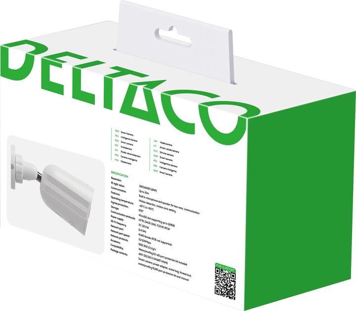 Actual product image Deltaco Smart Home Kamera SH-IPC17 Outdoor IP67 (1920 x 1080 Pixels)