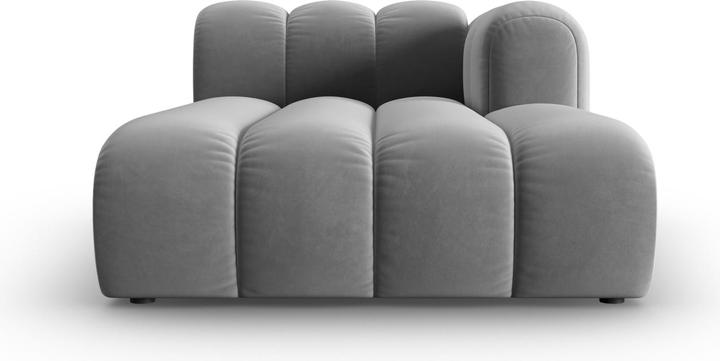 Actual product image Micadoni Velvet Chaise Longue Right, "Lupine", 2 Seats, 117x177x70Made in Europe (Chaise longue)