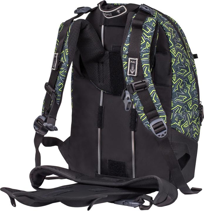 Actual product image Belmil Wave Premium 2in1 school backpack iguana (20 l)