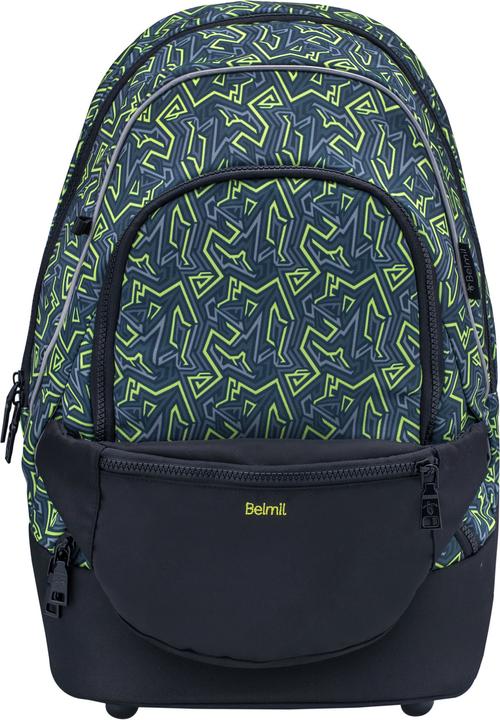 Actual product image Belmil Wave Premium 2in1 school backpack iguana (20 l)