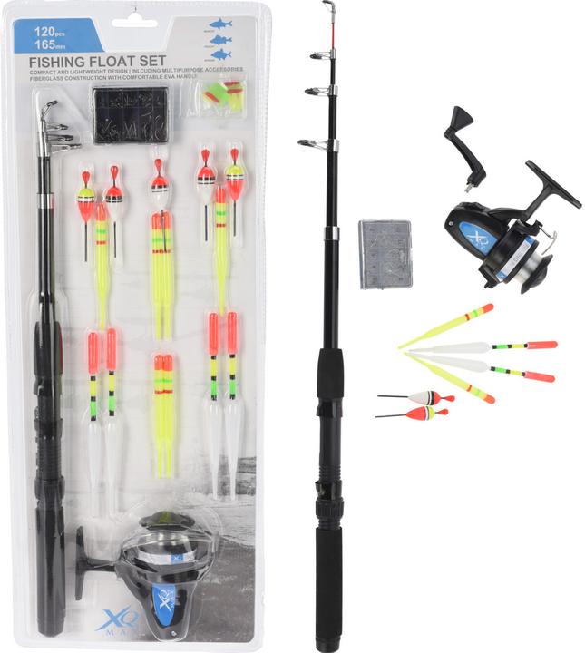 Produktbild XQ Max Angelset 120 teilig (Teleskoprute, 165 cm)