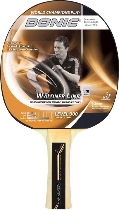 Actual product image Donic Schildkröt Stalai Tennis racket DONIC Waldner 300 ITTF