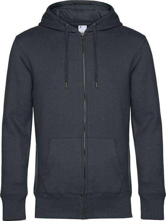 Produktbild B&C King Hoodie mit durchgehendem Reissverschluss (L)