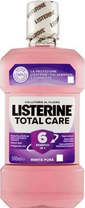 Actual product image Listerine Total Care Mouthwash 6 Benefits in 1 Complete Protection Pure Mint Flavor 500ml (500 ml, Mouthwash)
