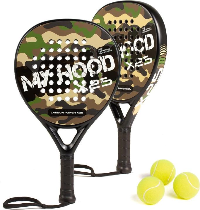 Actual product image Euro Play My Hood 804006 Padelpack X25, camouflage pattern