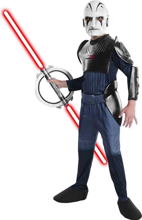 Actual product image Rubies Star Wars Kostüm Box für Kinder mit 4 Kostümen inkl. Lichtschwert (134, 140)