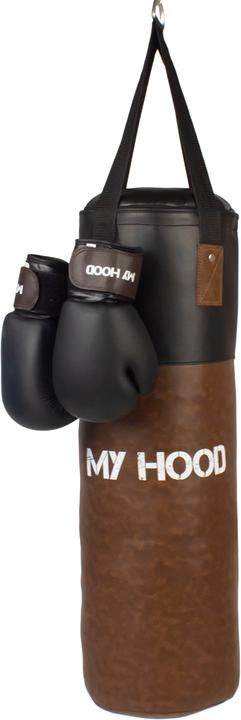 Euro Play My Hood - Sacco da boxe con guantoni - Retro (201046) (28 cm, 15 kg)