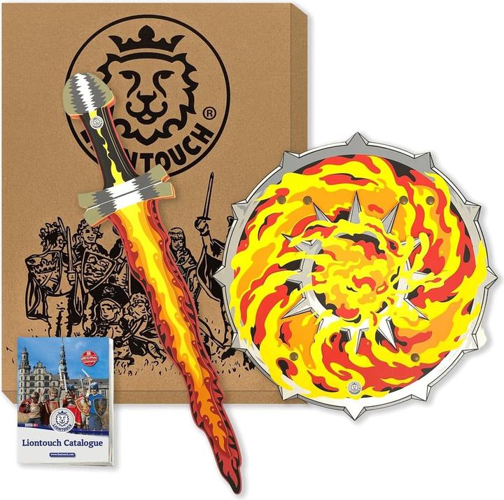Immagine prodotto Liontouch Set di giocattoli di fiamma composto da spada e scudo