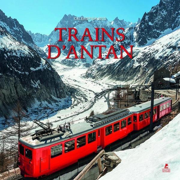 Actual product image Trains d'antan : calendrier 2025 (Hardcover, French)