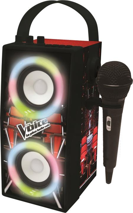 Actual product image Lexibook BTP180TVZ The Voice Portable Bluetooth Light Speaker with Microphone, Stereo, Light