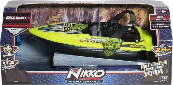 Immagine prodotto Nikko 10171 Motoscafo, barca RC telecomandata, azione in acqua fino a 2,5 km/h, robusto motoscafo, sch
