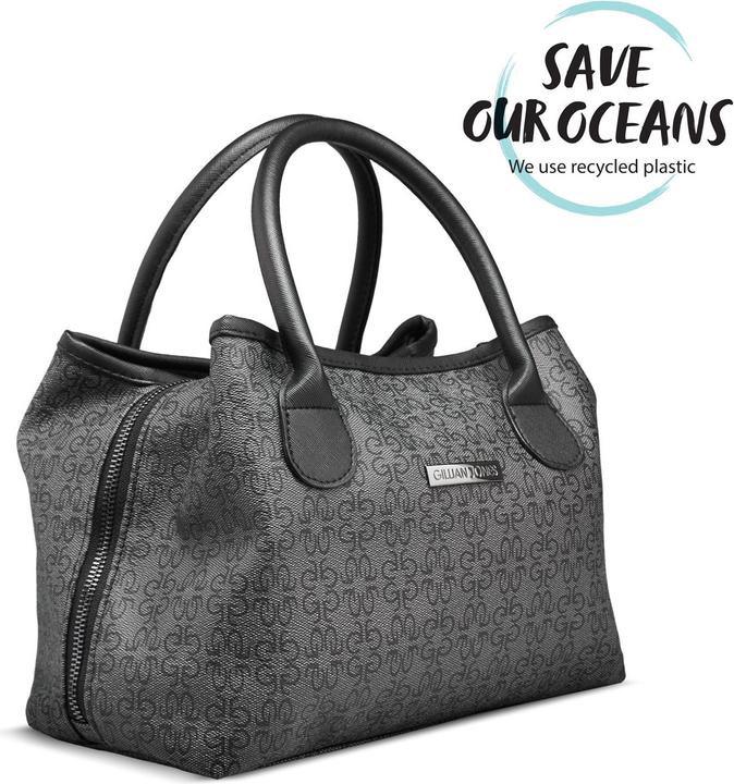 Immagine prodotto Cimi GILLIAN JONES resort Mary bag borsa per il trucco con motivo a firma in PU per donna 30x22X16 cm