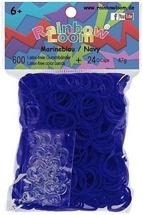 Immagine prodotto Rainbow Loom Elastici in gelatina blu navy (600 pz.)