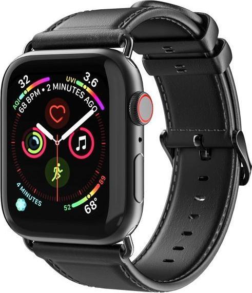 Produktbild Dux Ducis Business Series Echtleder Ersatz Armband (40 mm, 38 mm, 41 mm, Echtleder, Apple Watch Series 1, Apple Watch Series 2, Apple Watch Series 3, Apple Watch Series 4, Apple Watch Series 5, Apple Watch Series 6, Apple Watch Series 7, Apple Watch Series 8, Apple Watch Series 9, Apple Watch SE)