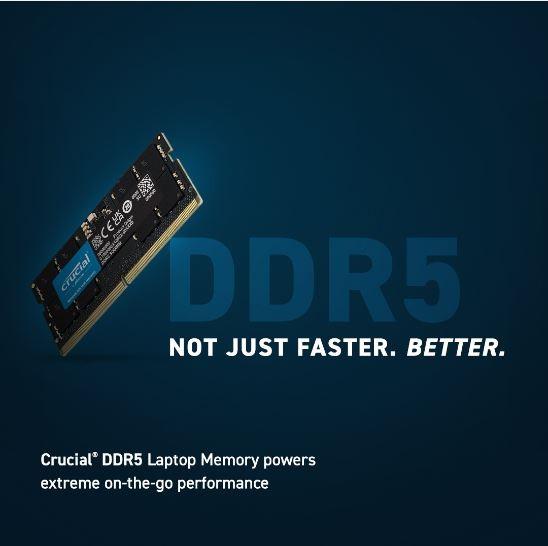 Immagine prodotto Crucial Laptop Memory (2 x 16GB, 5600 MHz, RAM DDR5, SO-DIMM)