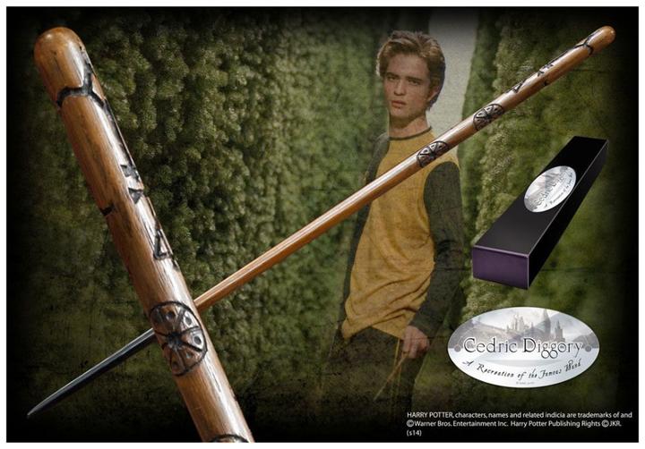 Actual product image Noble Collection Harry Potter Wand Cedric Diggory (Character Edition)