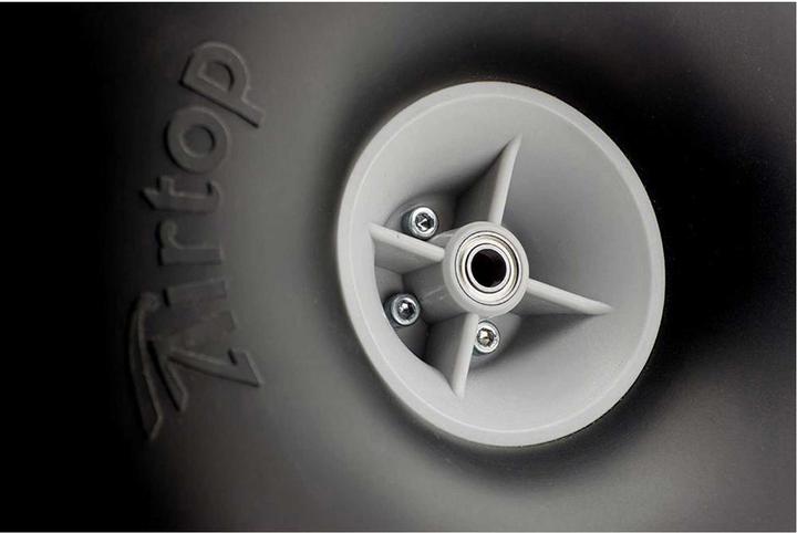 Image du produit Airtop roues balon 200x80mm 2pcs. 6mm axe de roue