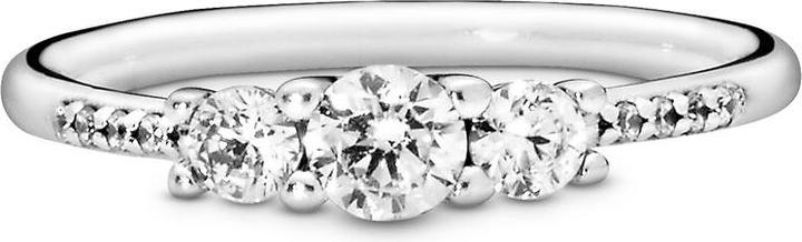 Immagine prodotto Pandora Anello con tre pietre chiare (52)