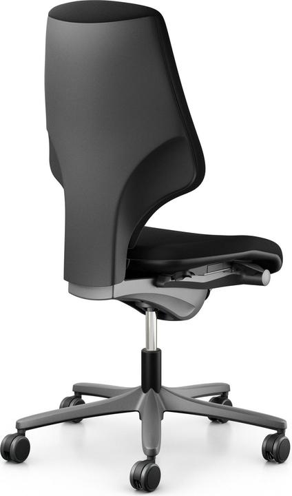 Actual product image Giroflex Bürostuhl 64 mit Polsterrücken, ohne Armlehnen, Schwarz