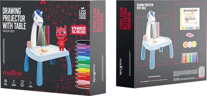 Immagine prodotto Maxlife proiettore con tavolo da disegno MXDP-200 blu