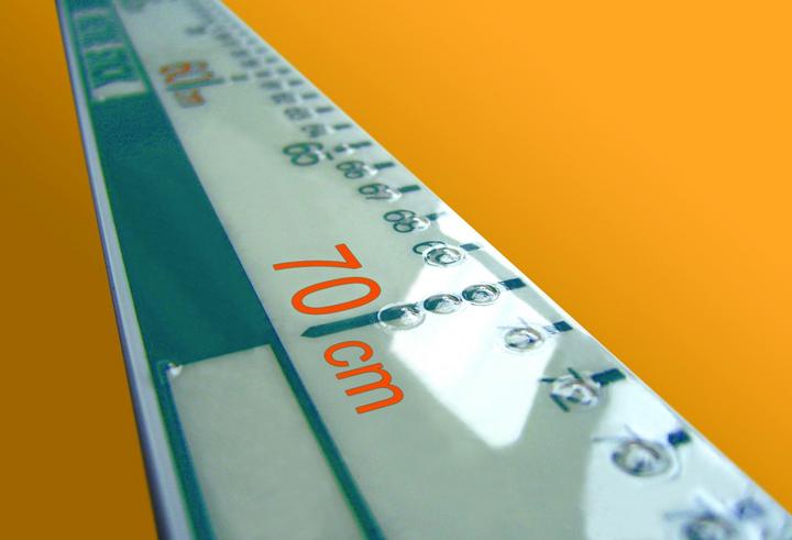 Actual product image Invicta Education Number ruler with Braille (1000 mm)