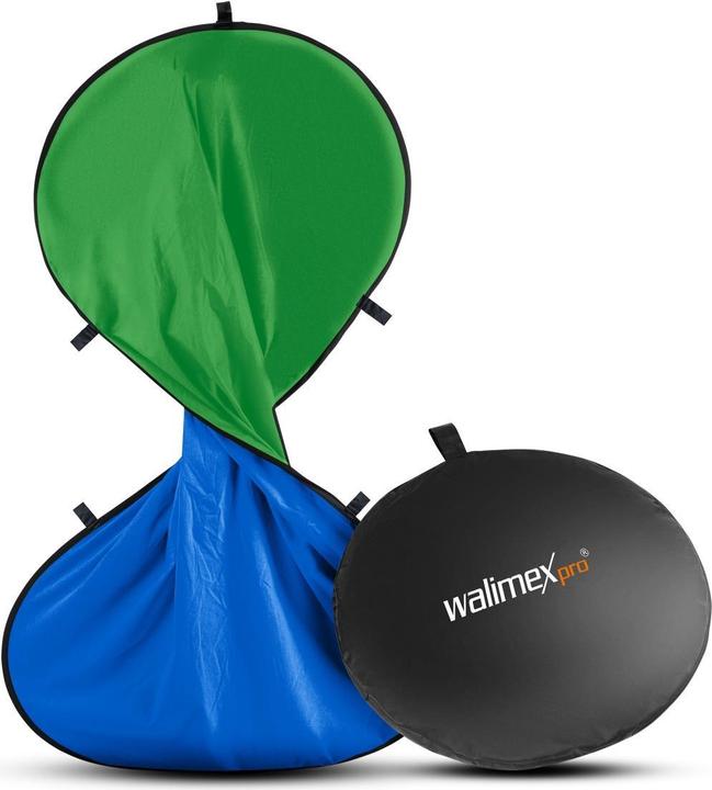Produktbild Walimex pro pro Falthintergrund grün/blau, 150x210cm (210 cm, 200 cm)