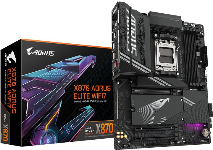 Actual product image Gigabyte X870 A ELITE WIFI7 AM5 ATX MB (AM5, AMD X870, ATX)