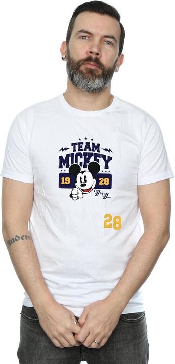 Immagine prodotto Disney Mickey Mouse Team Mickey Maglietta Uomo (M)