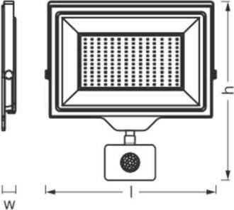 Produktbild Osram Floodlight Essential Sensor 150W 4000K 4099854429958 LED-Aussenstrahler mit (15000 lm, IP44)