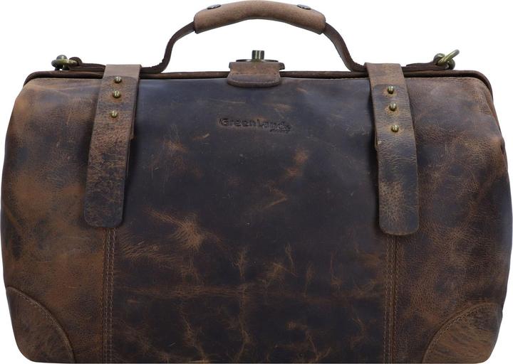 Greenland Nature Classic Bügeltasche Doktorkoffer Leder 41 cm