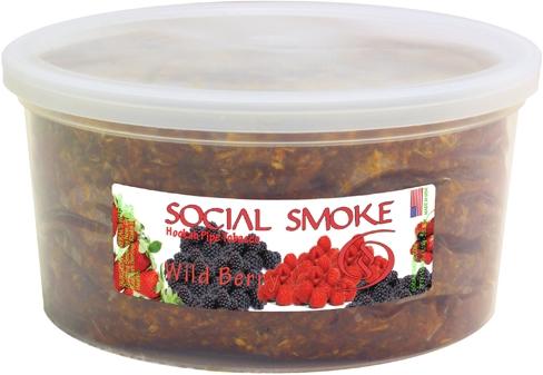 Produktbild Social Smoke Wild Berry 1kg (Himbeere, Brombeere, 1000 g)