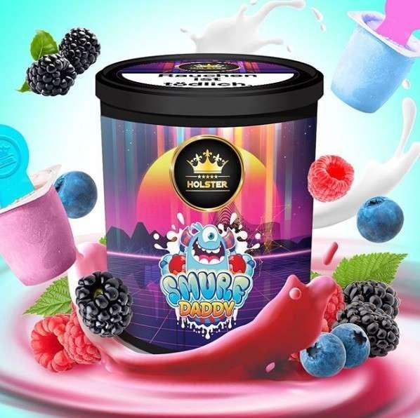 Actual product image Holster Shisha tobacco - Smurf Daddy 200g (Progenies, 200 g)