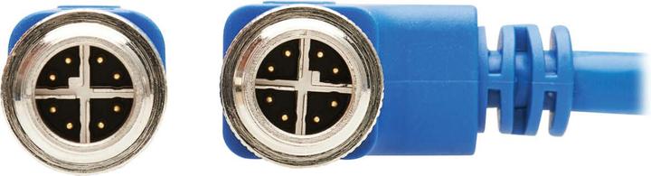 Immagine prodotto Eaton M12 X-Code Cat6 1G UTP CMR-LP Cavo Ethernet ad angolo retto M/M IP68 PoE Blu 5m 16,4 f (UTP, CAT6, 5 m)